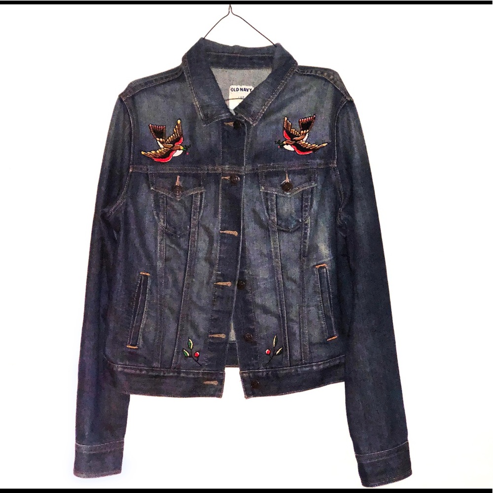 Hand Embroidered Denim Jacket